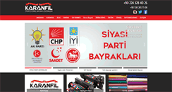 Desktop Screenshot of karanfilbayrak.com