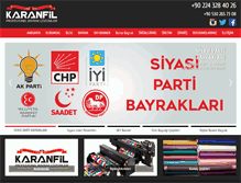 Tablet Screenshot of karanfilbayrak.com